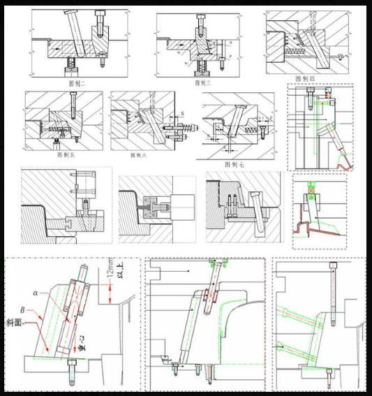 汽车模具技术要求总结 冷却水路分布图解