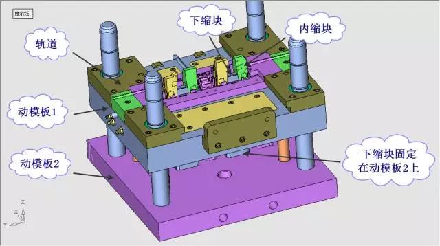 轿车杂物盒外壳模具设计（动模内抽芯）